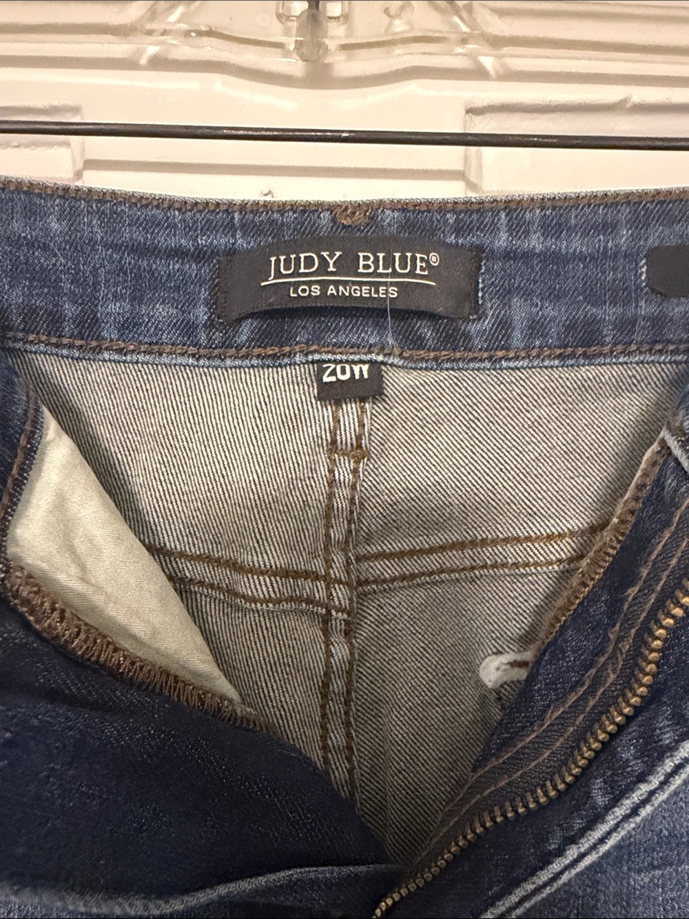 Judy Blue. Sz. 20…Blue Distressed High-Rise Women’s Jeans - Picture 2 of 4